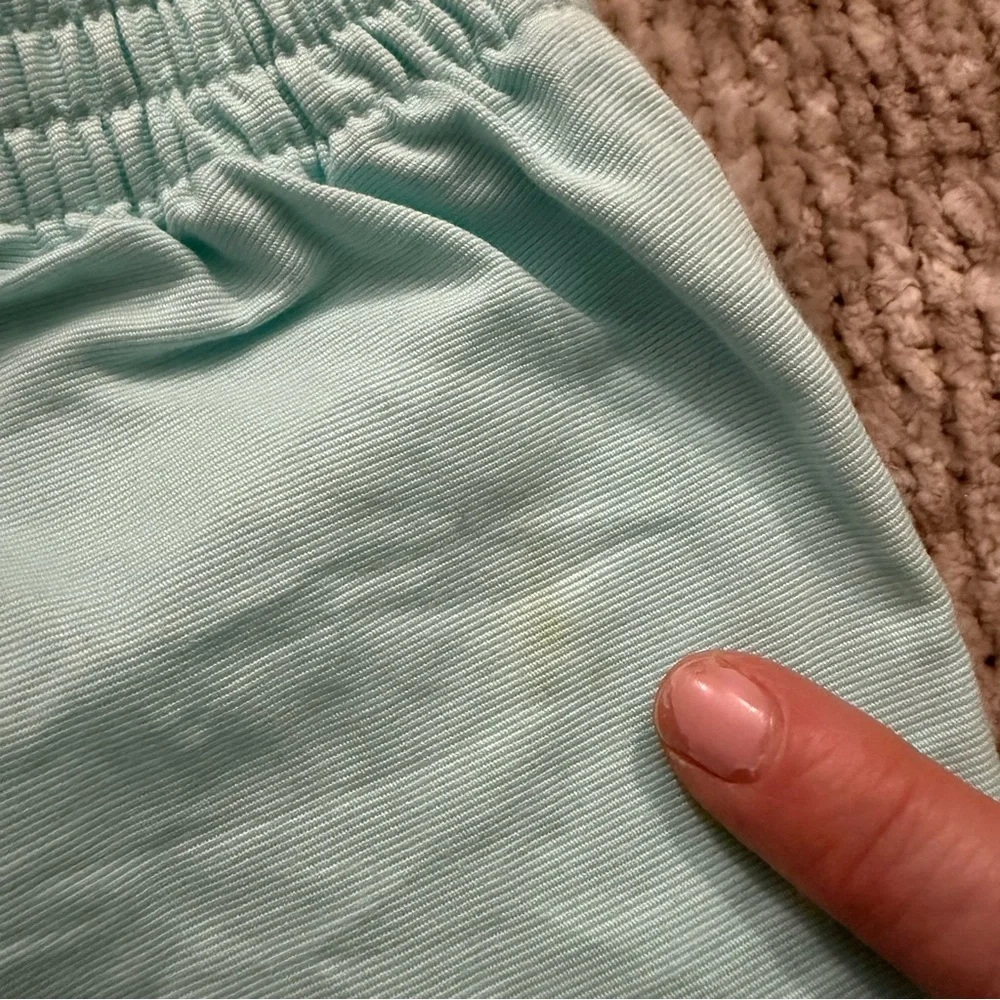 Janie and Jack Baby Aqua Cotton Shorts‎ 12–18M Button Pocket Pull-On